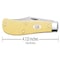 Case Cutlery Knife, Yellow Synthetic Smooth Cv Trapper 00031 - alternate 4
